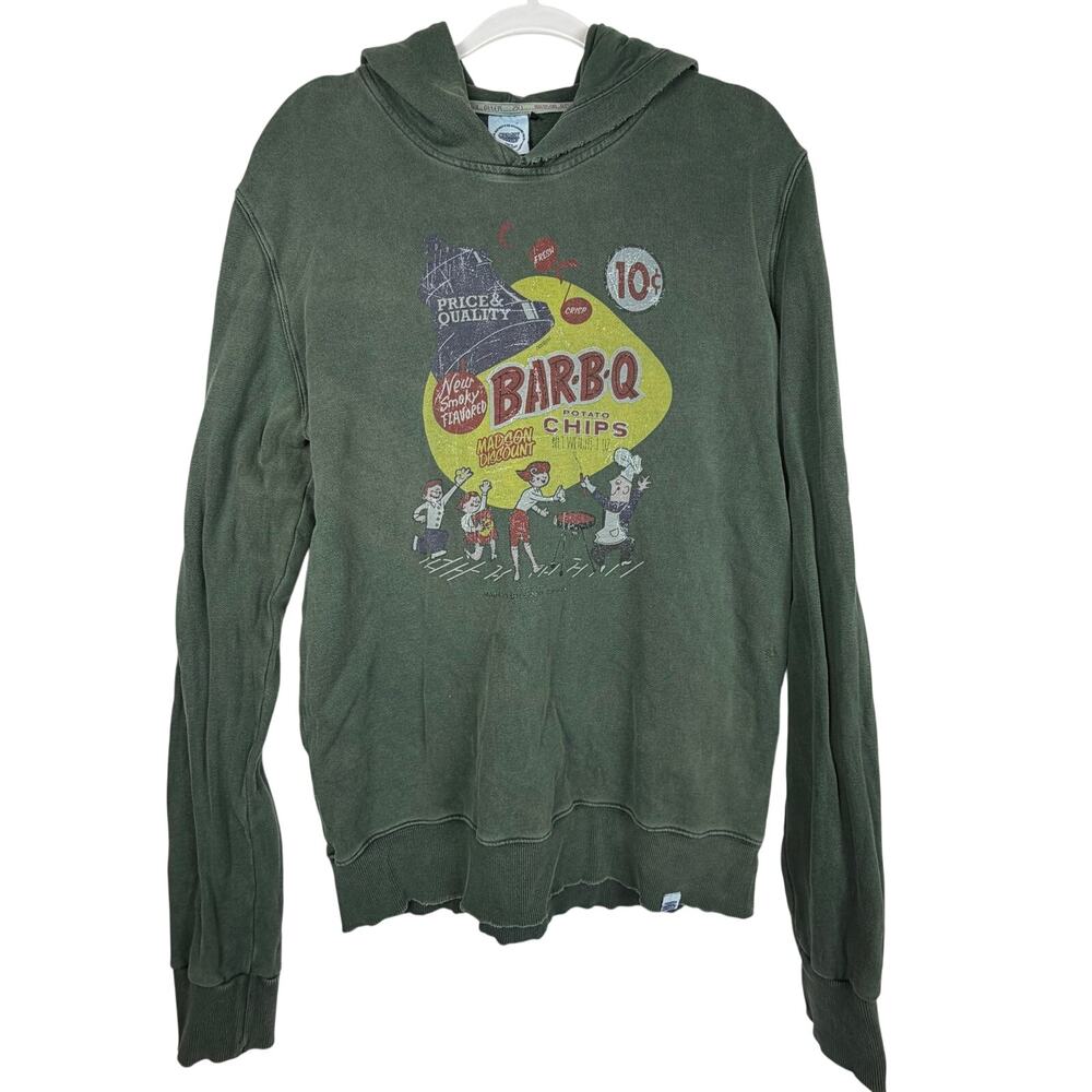 Madson Discount Distressed Vintage Style Hoodie Potato Chips Made in Italy $215